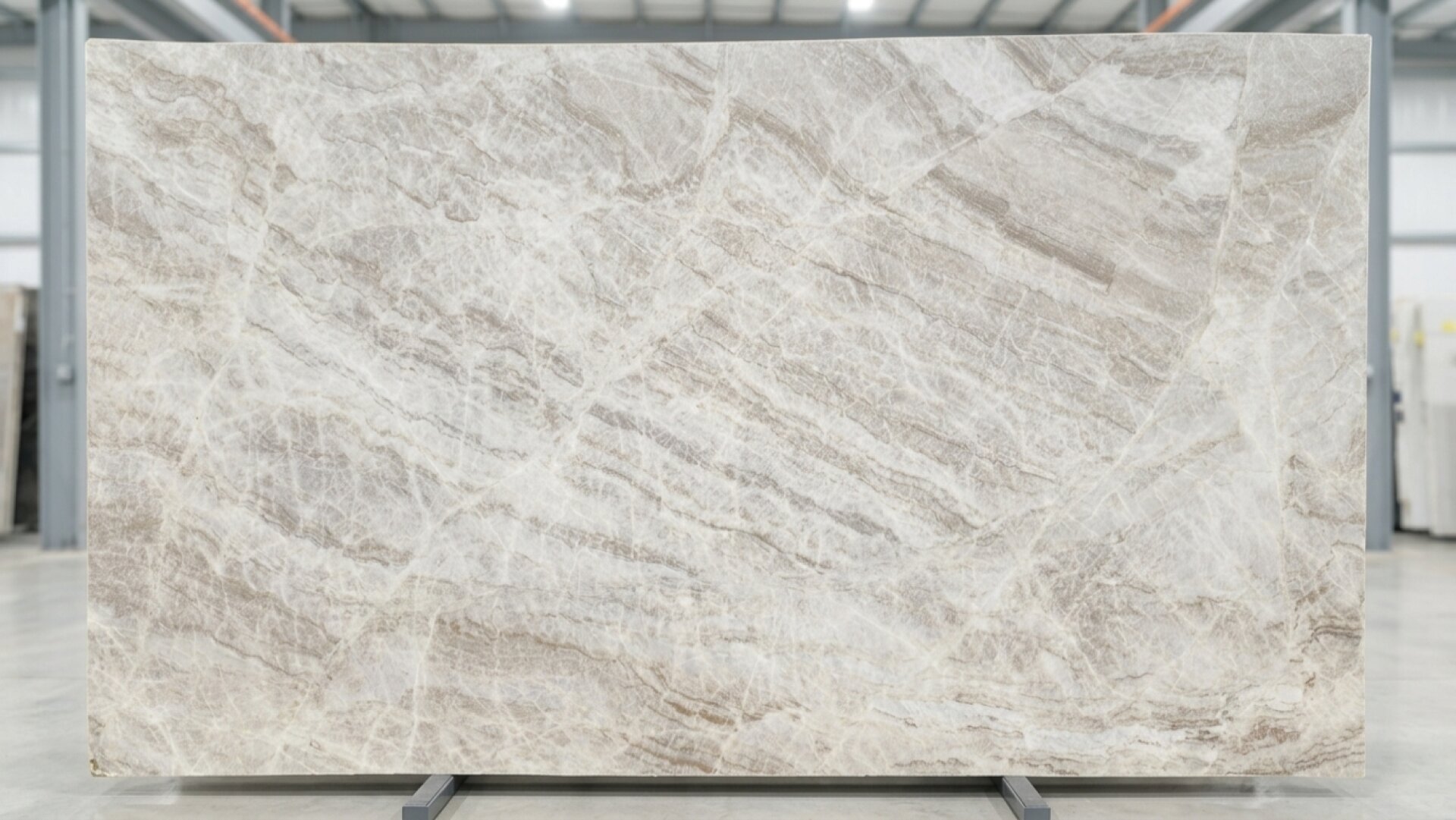 Taj Mahal Quartzite slab at Modul Marble
