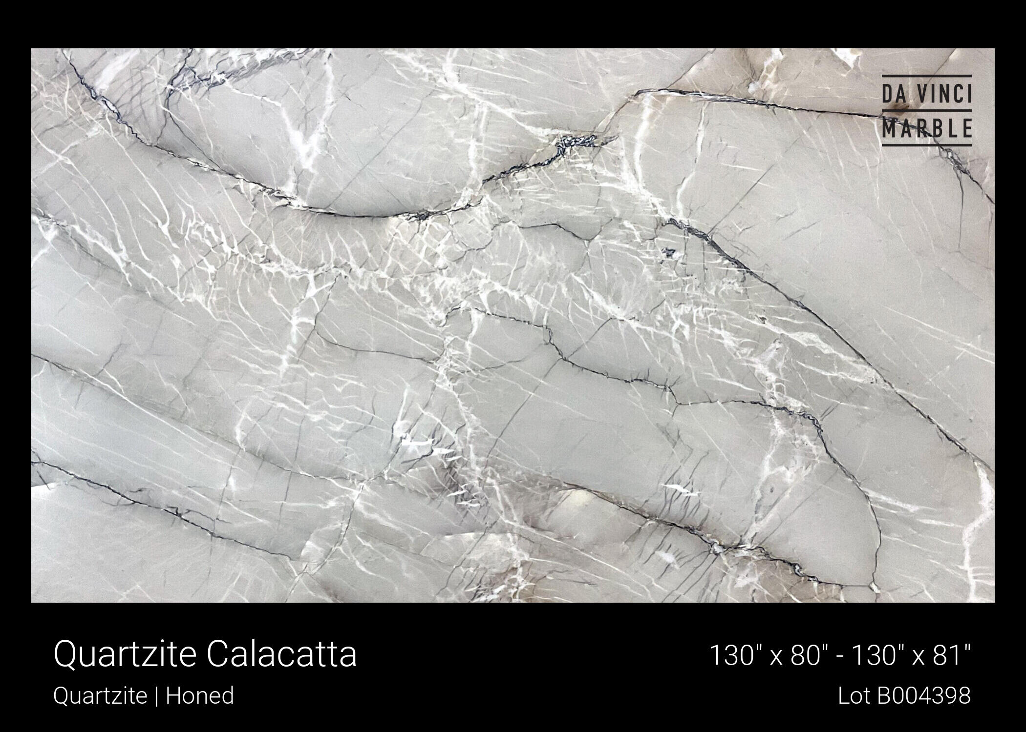 Quartzite Calacatta Slab