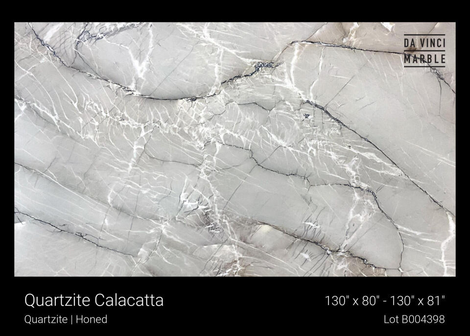 Quartzite Calacatta Slab