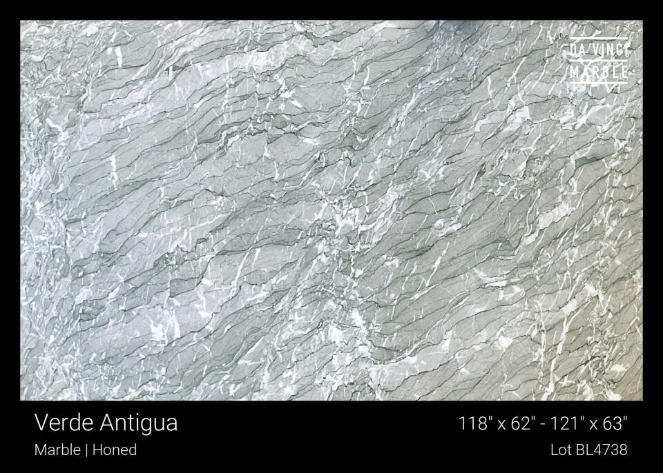Verde Antigua Honed 2cm Slab