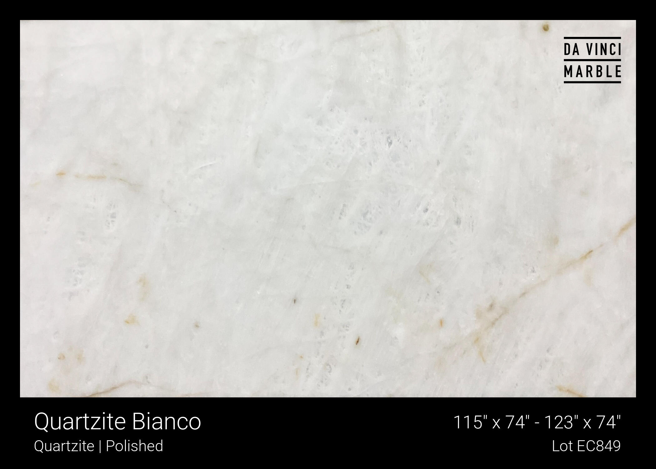 Quartzite Bianco Slab