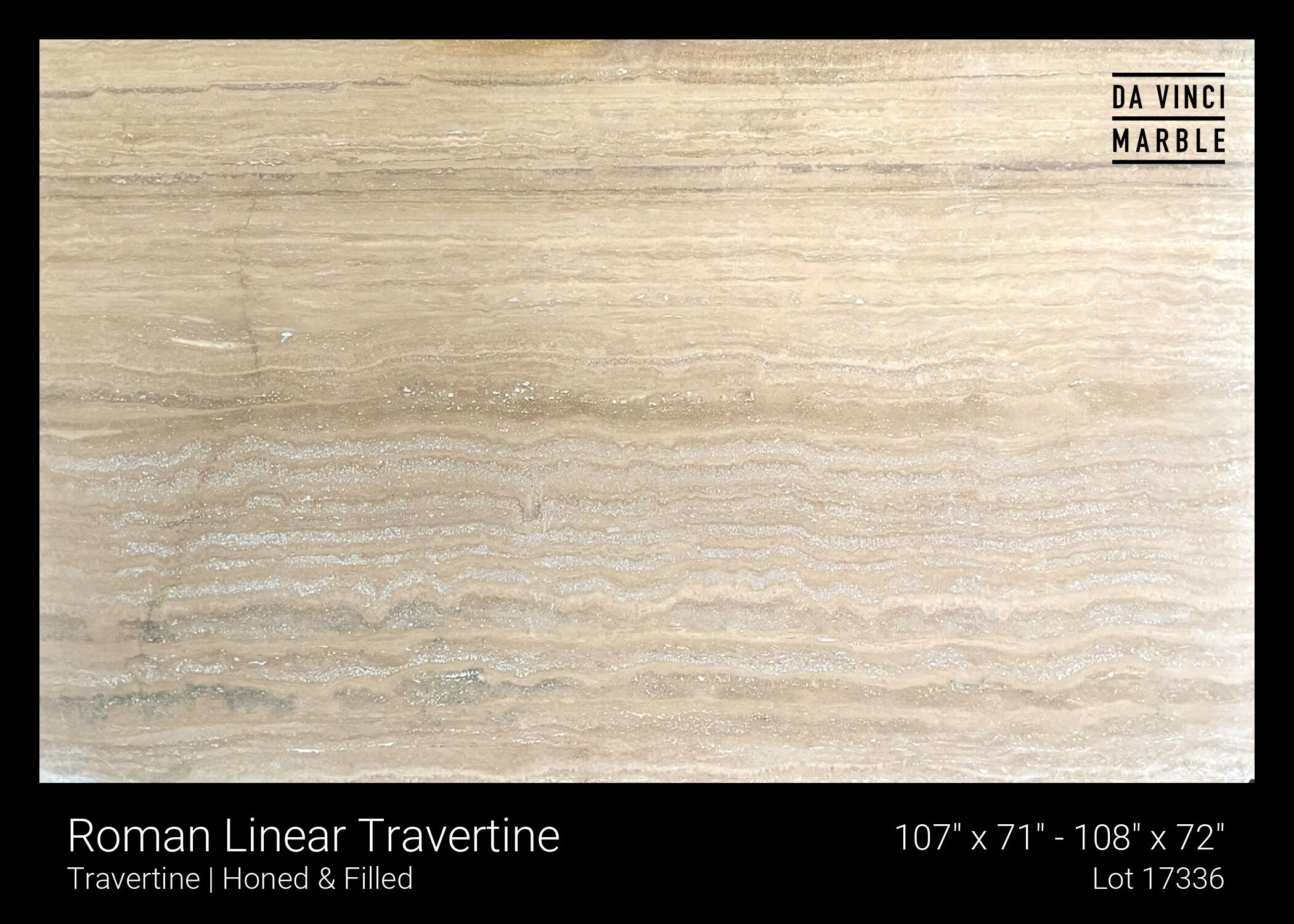 Roman Linear Travertine Slab
