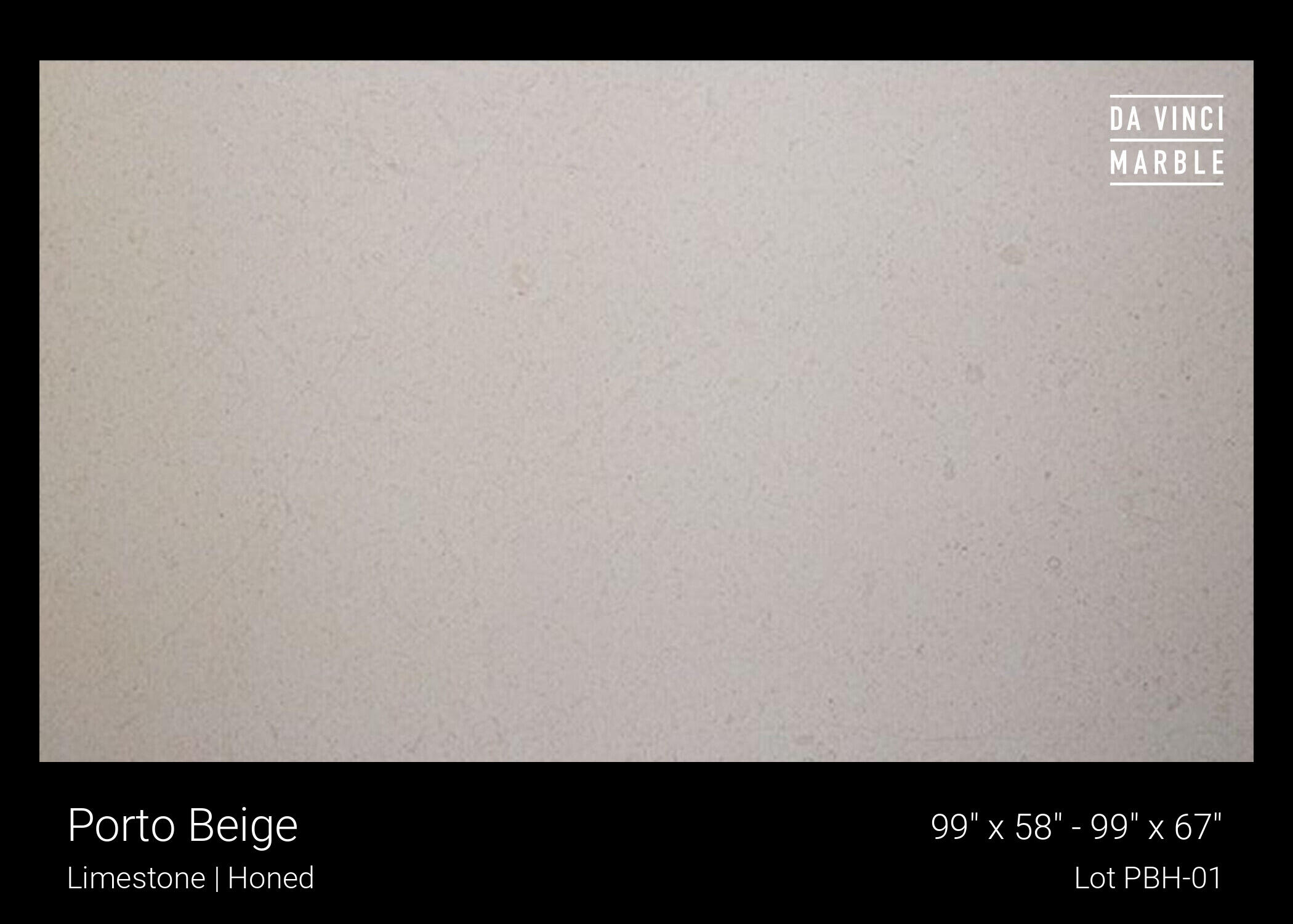Porto Beige Honed 2cm Slab