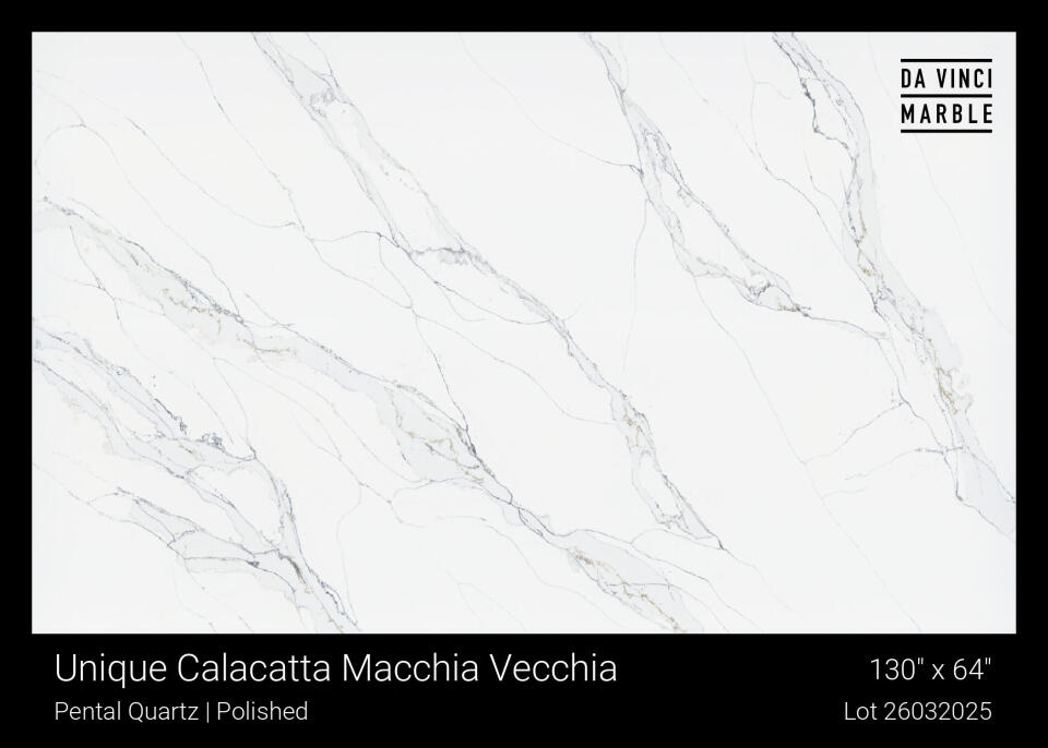 Unique Calacatta Macchia Vecchia Slab
