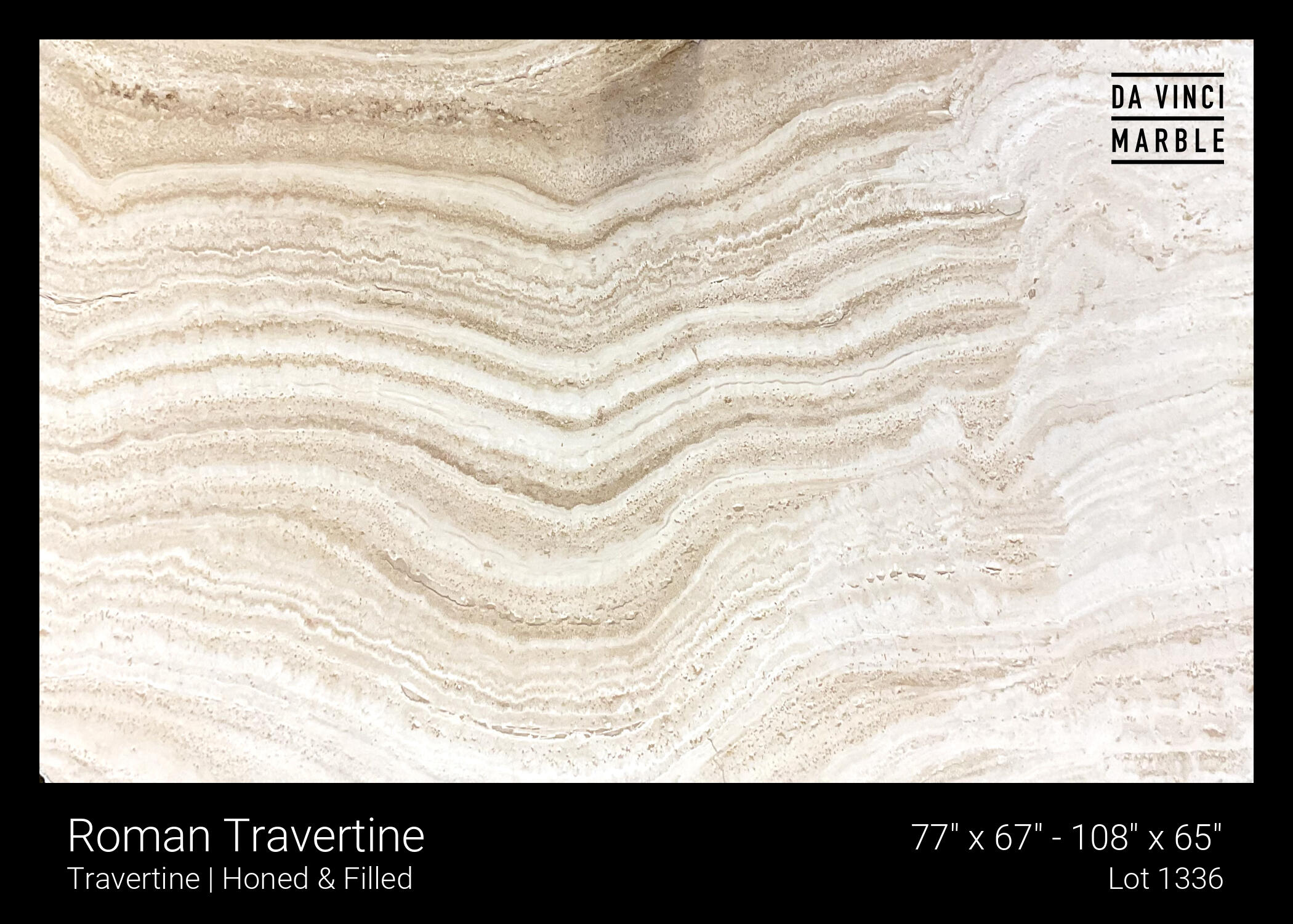 Roman Travertine/Filled  Slab