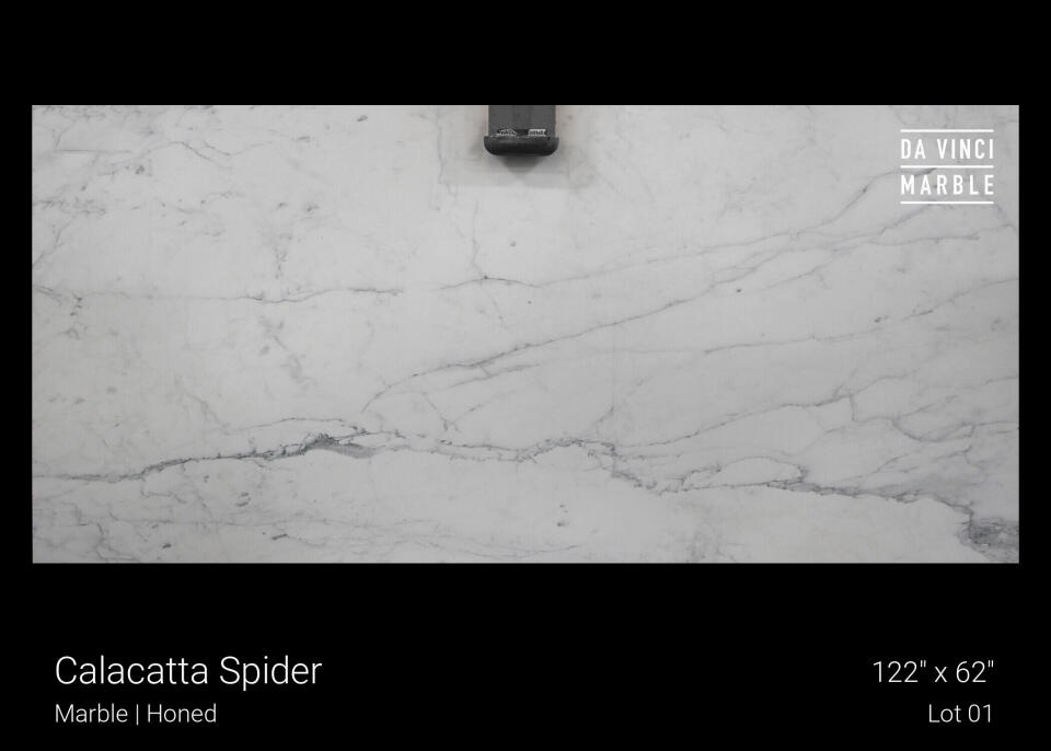 Calacatta Spider Honed 2cm Slab