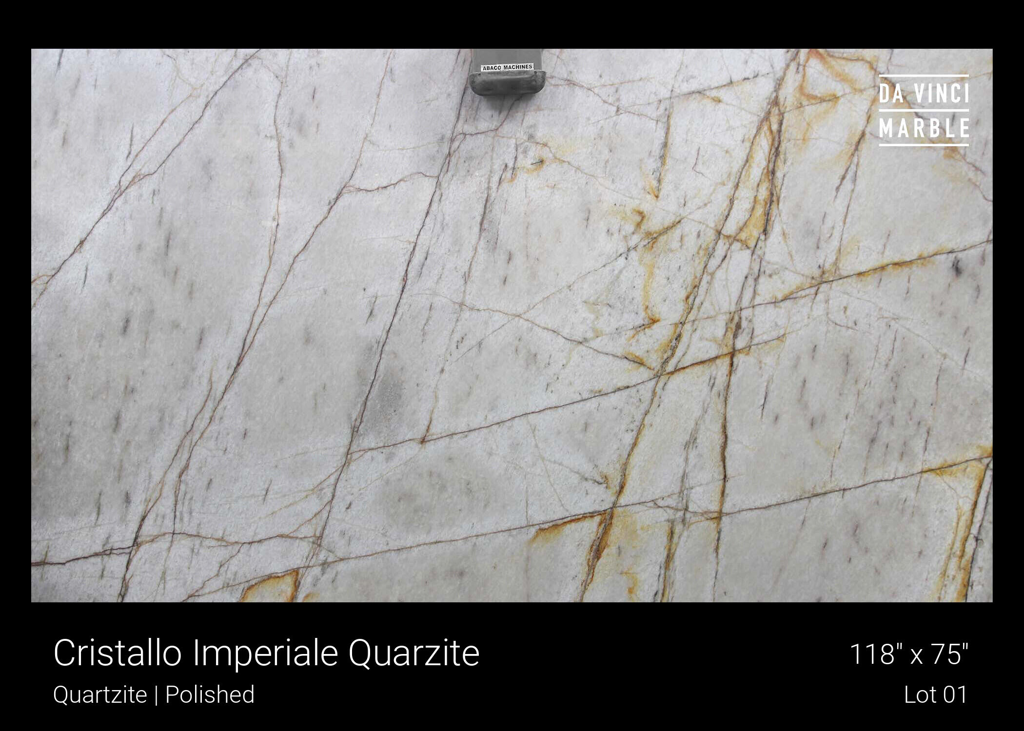 Cristallo Imperiale Quarzite Slab