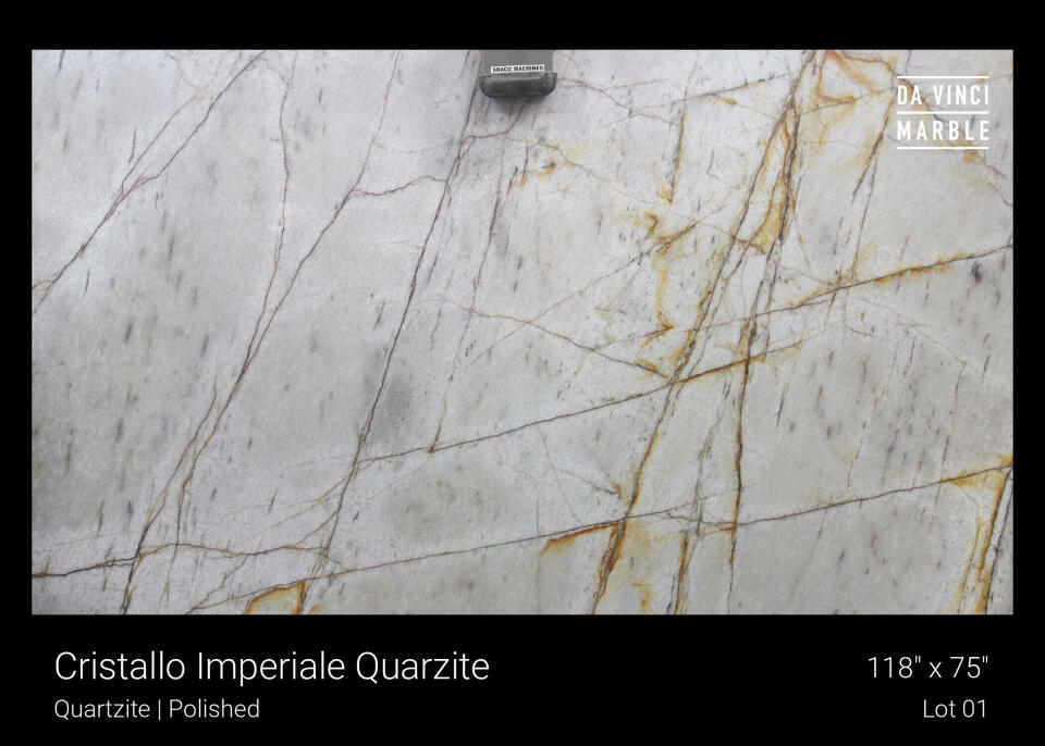 Cristallo Imperiale Quarzite 2cm Slab