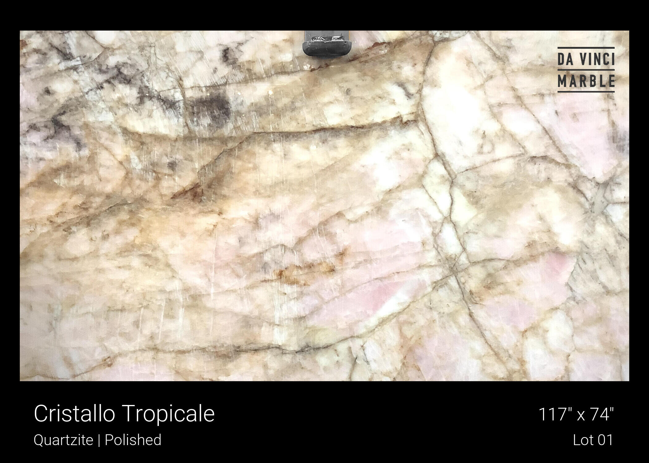 Cristallo Tropicale Quartzite 2cm Slab