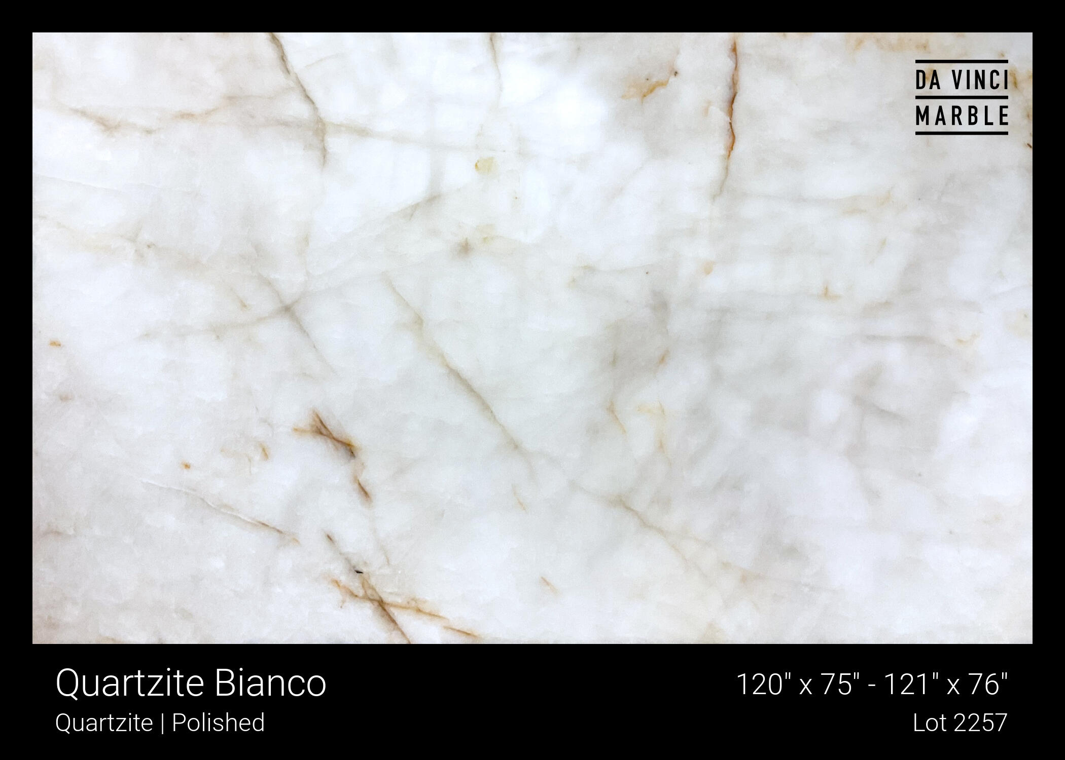 Quartzite Bianco Slab