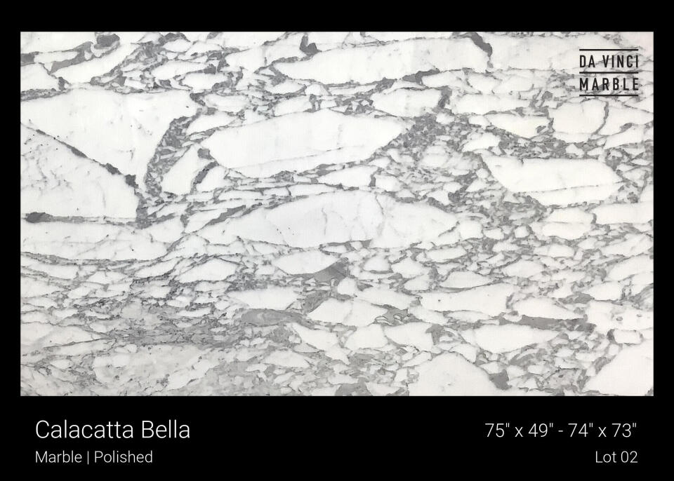 Calacatta Bella Polished 2cm Slab