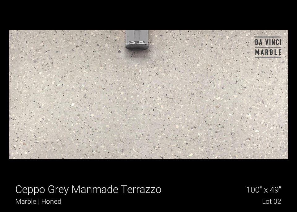 Ceppo Grey Manmade Terrazzo Slab