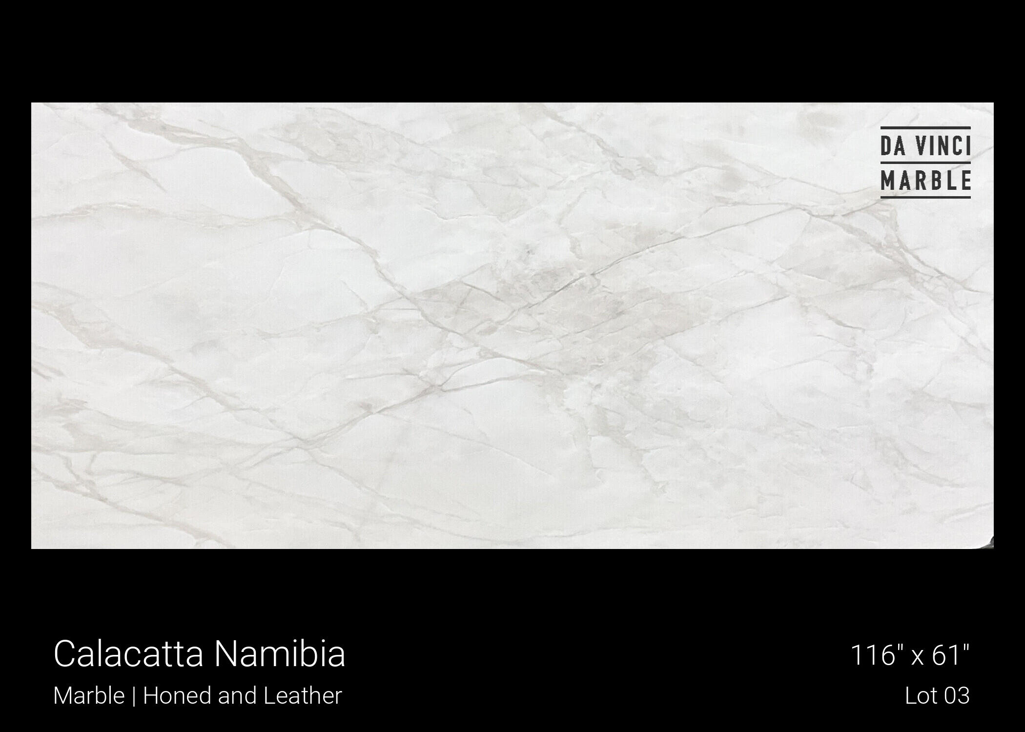 Calacatta Namibia Dual H&L 2cm Slab