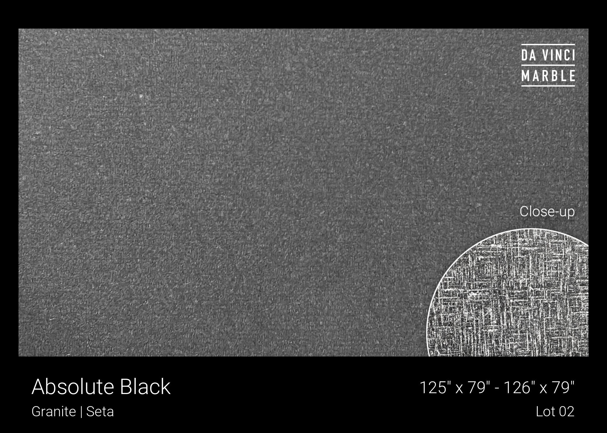 Absolute Black Seta 2cm Slab