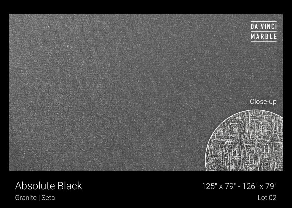 Absolute Black Seta 2cm Slab