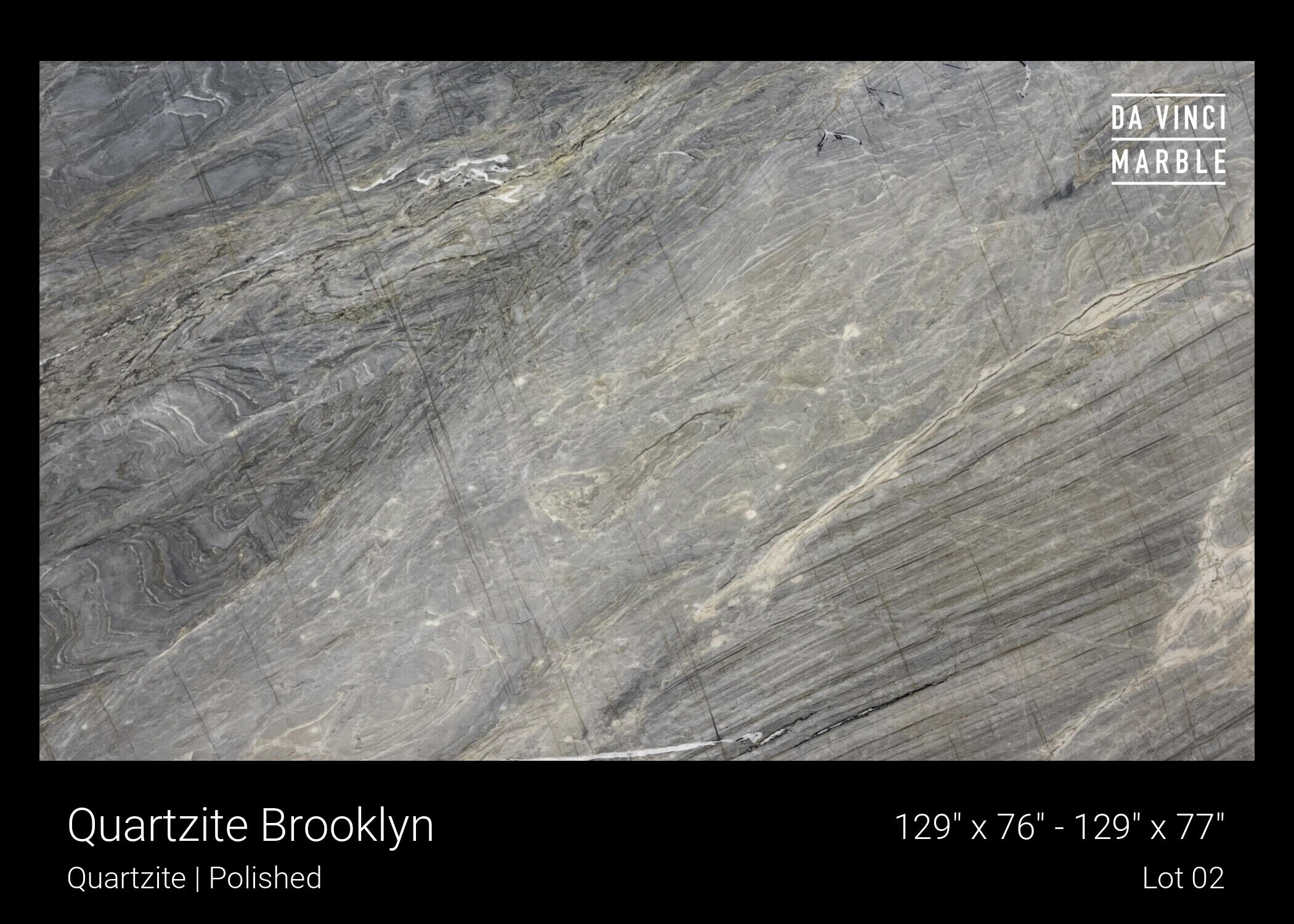Quartzite Brooklyn Polished 2cm Slab
