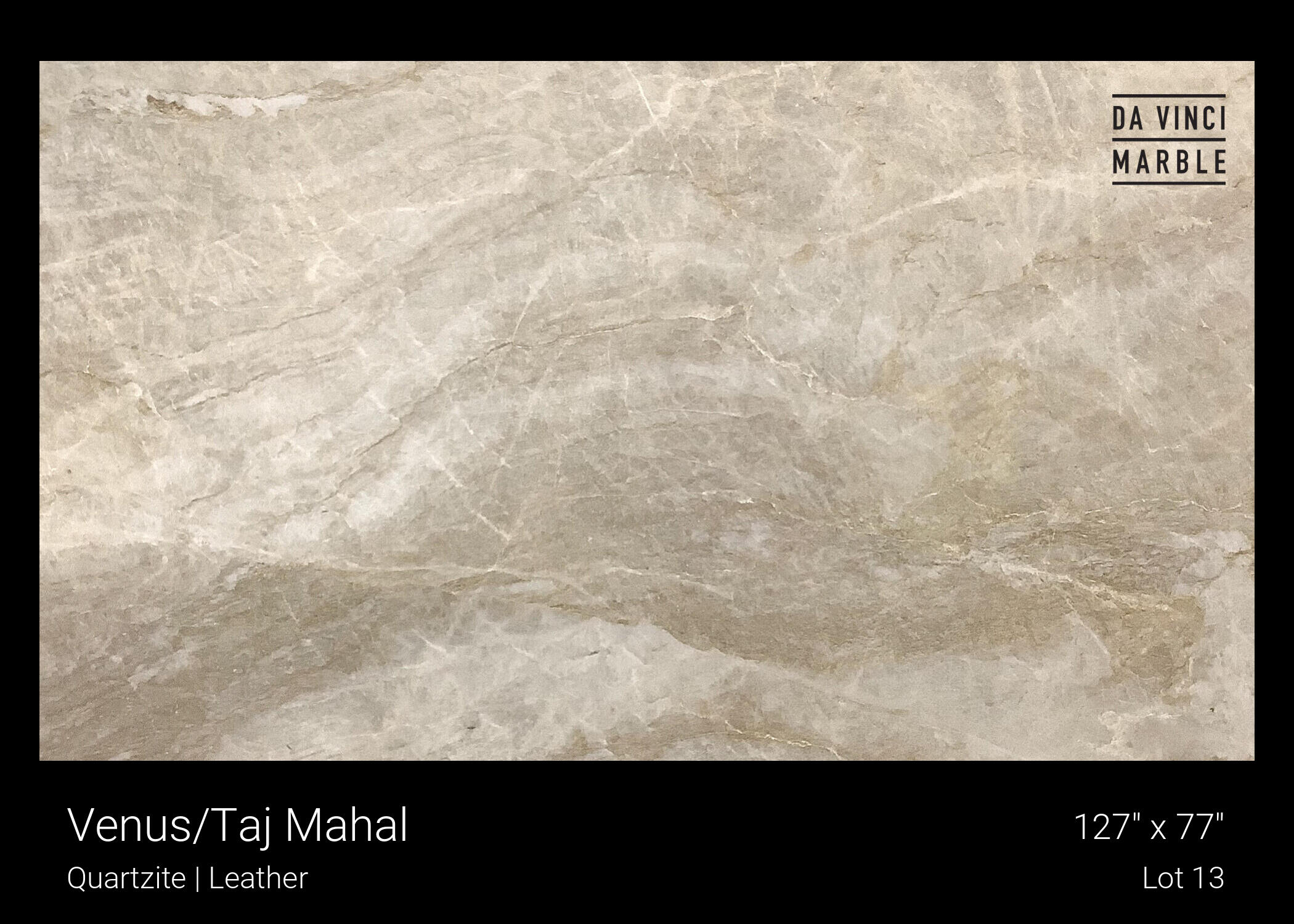 Taj Mahal Leather Finish 2cm Slab