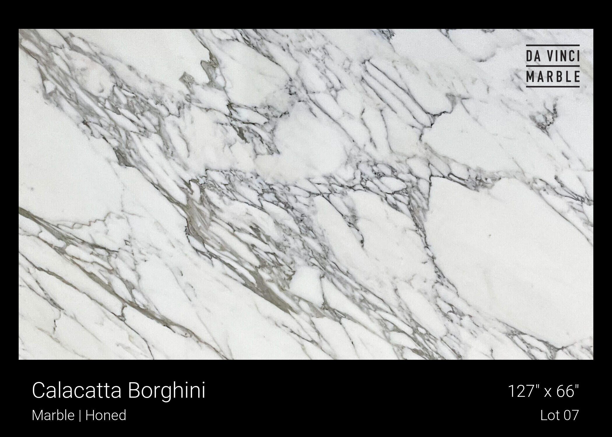 Calacatta Borghini Honed 2cm Slab