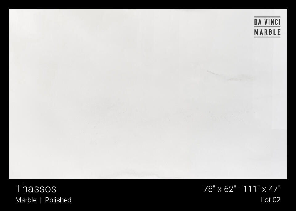Thassos Polished 2Cm Slab