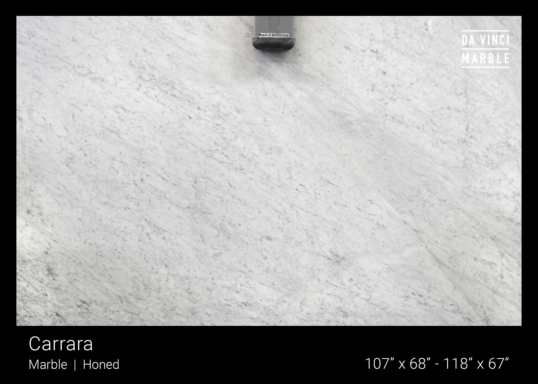 Bianco Carrara Honed 3/4