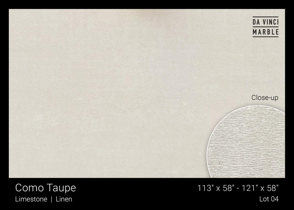 Como Taupe Linen 2Cm Slab