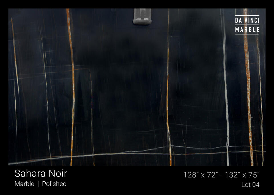 Noir St. Laurent Polished Finish 2Cm Slab