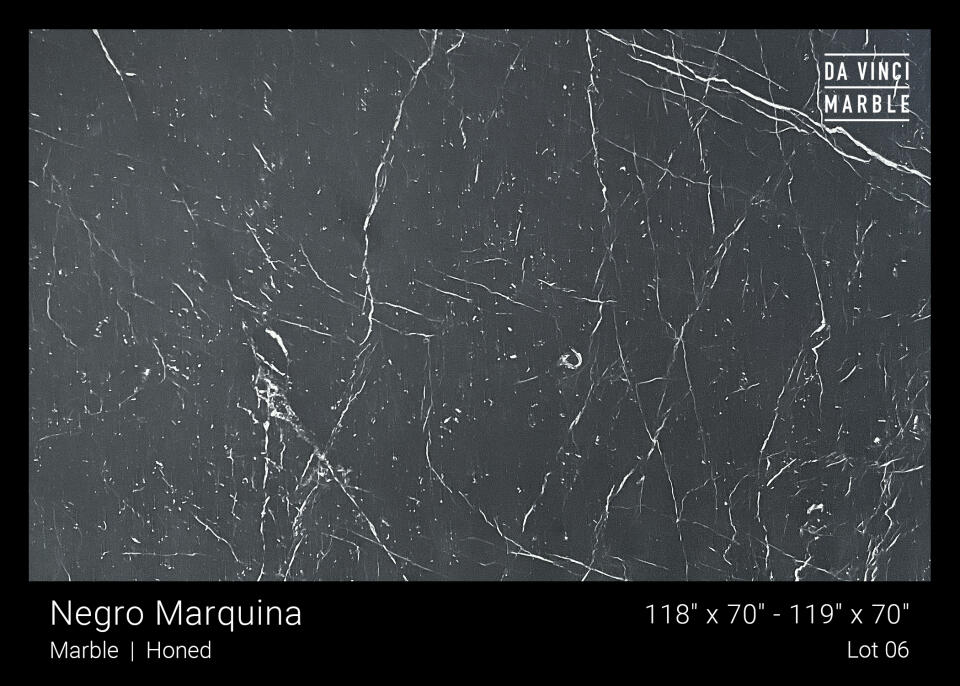 Negro Marquina 1St Choice Honed 2Cm Slab