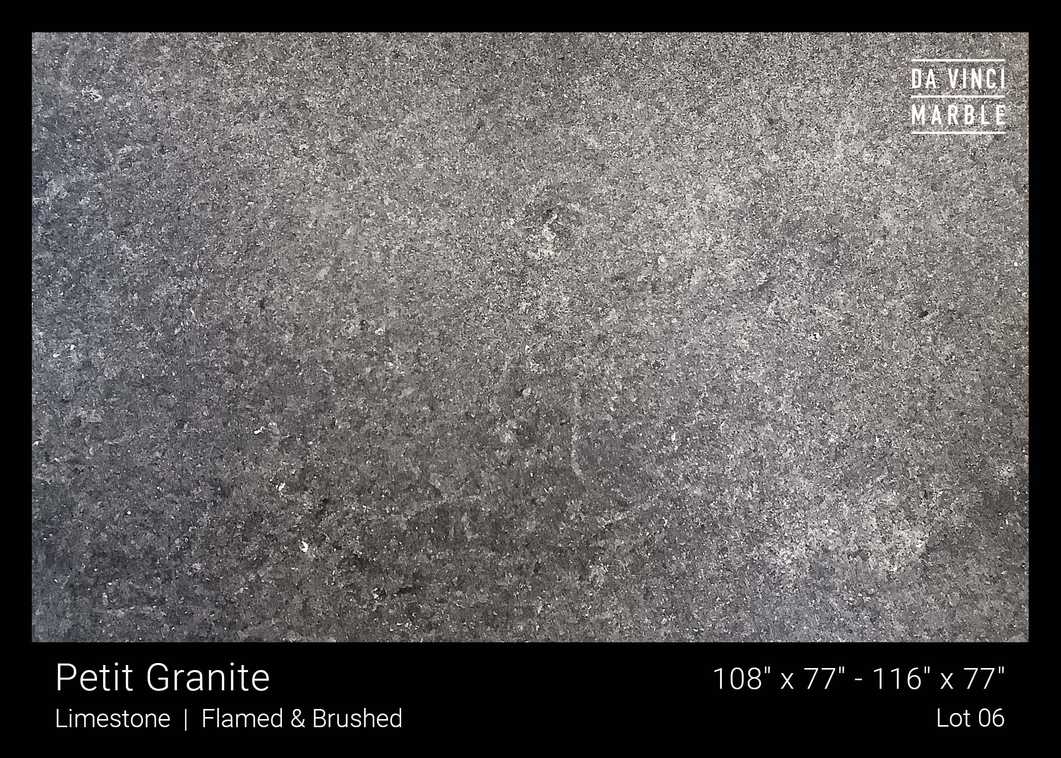 Petit Granite Flamed & Brushed 3/4