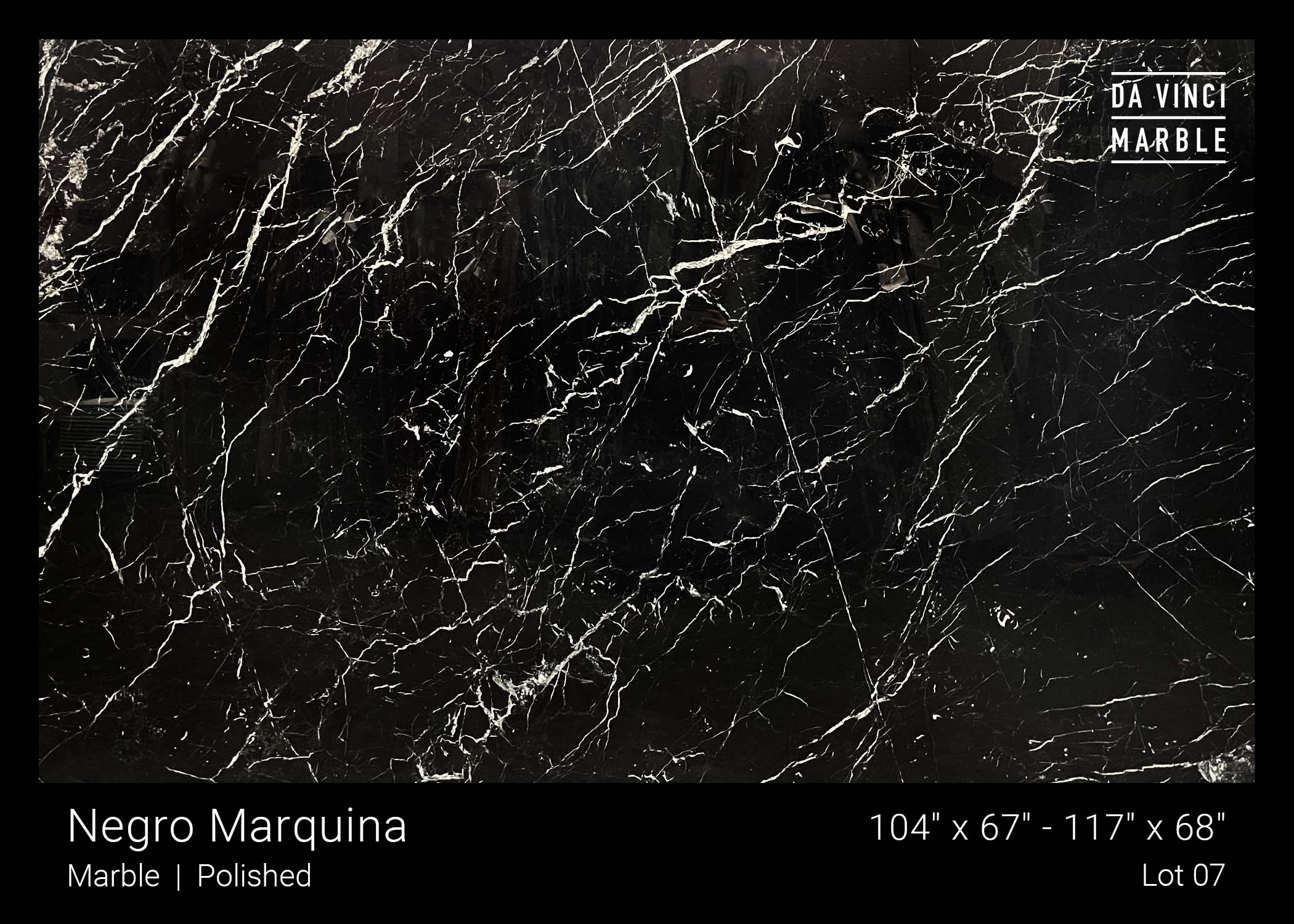 Negro Marquina 1St Choice Honed 3/4