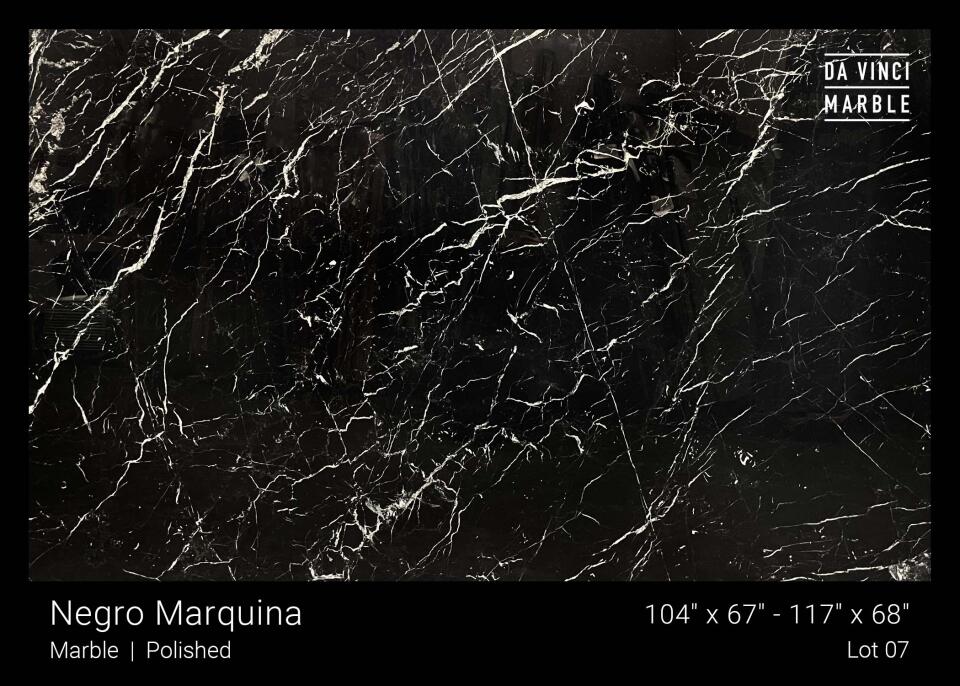 Negro Marquina 1St Choice Honed 2Cm Slab
