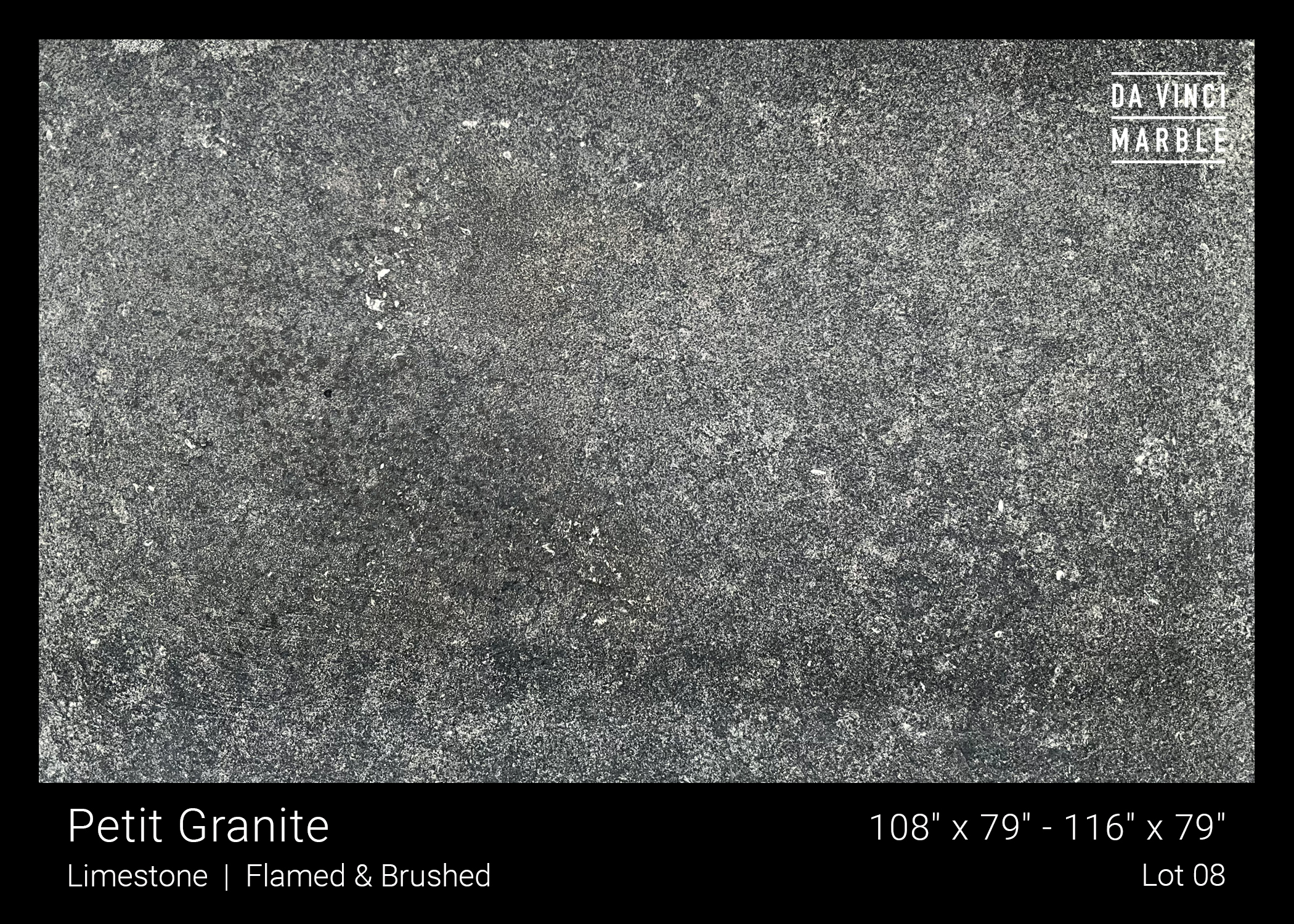 Petit Granite Flamed & Brushed 3/4