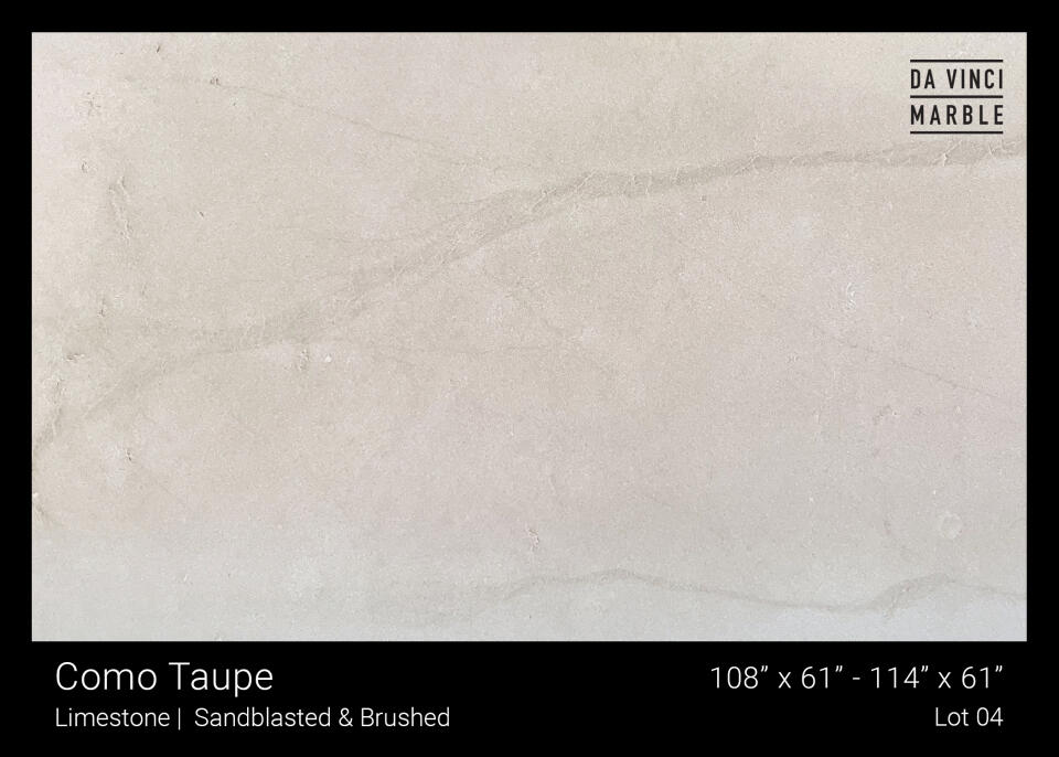 Como Taupe Sandblasted/Brushed 2Cm Slab
