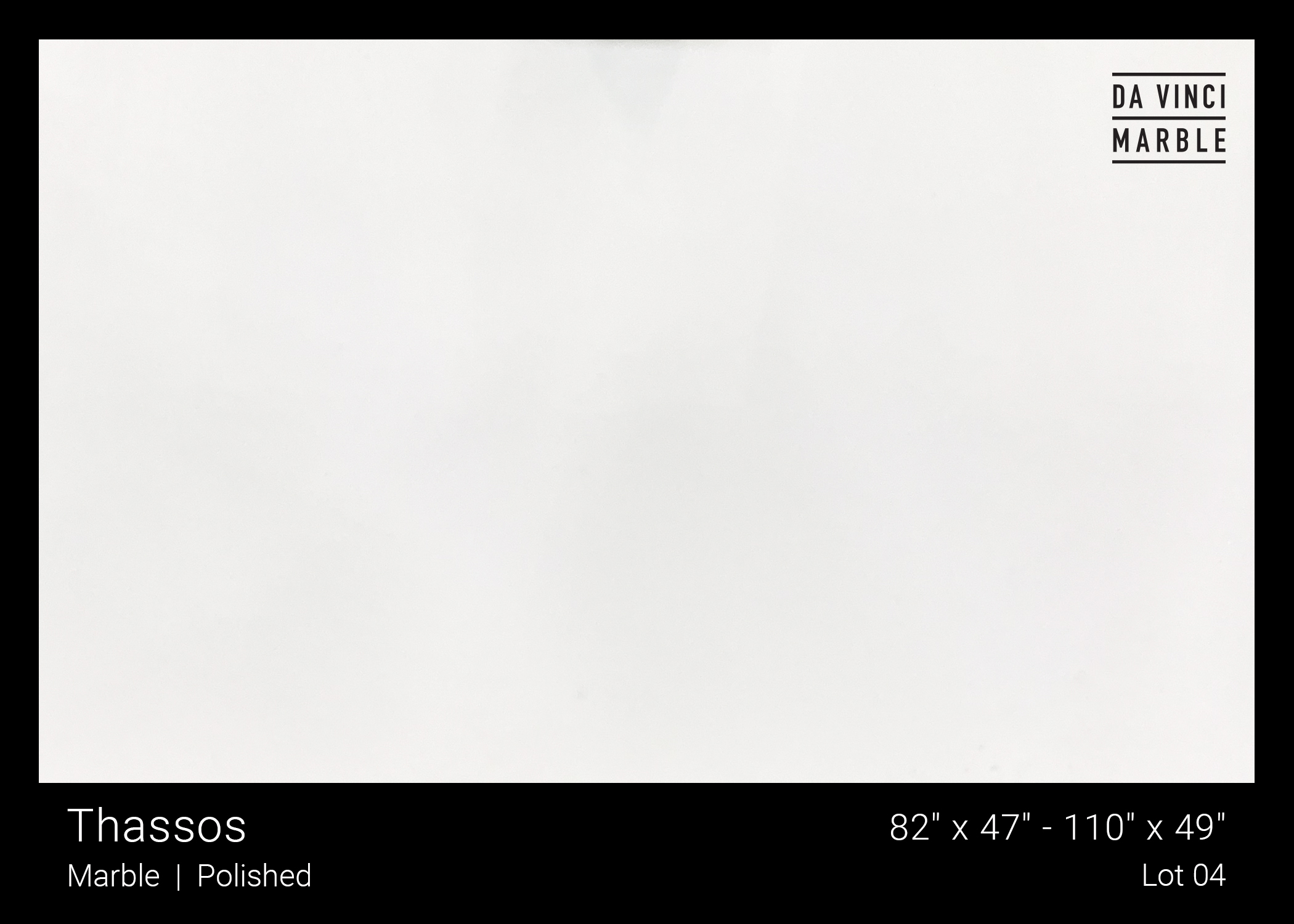 Thassos Polished 3/4