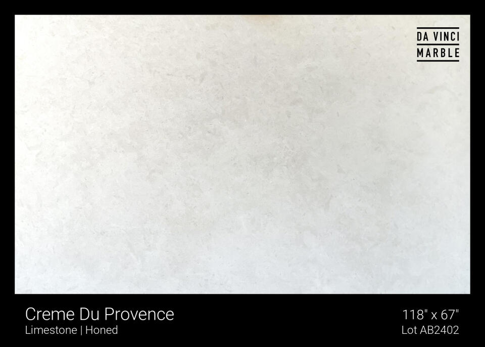 Creme Du Provence Honed 2Cm Slab