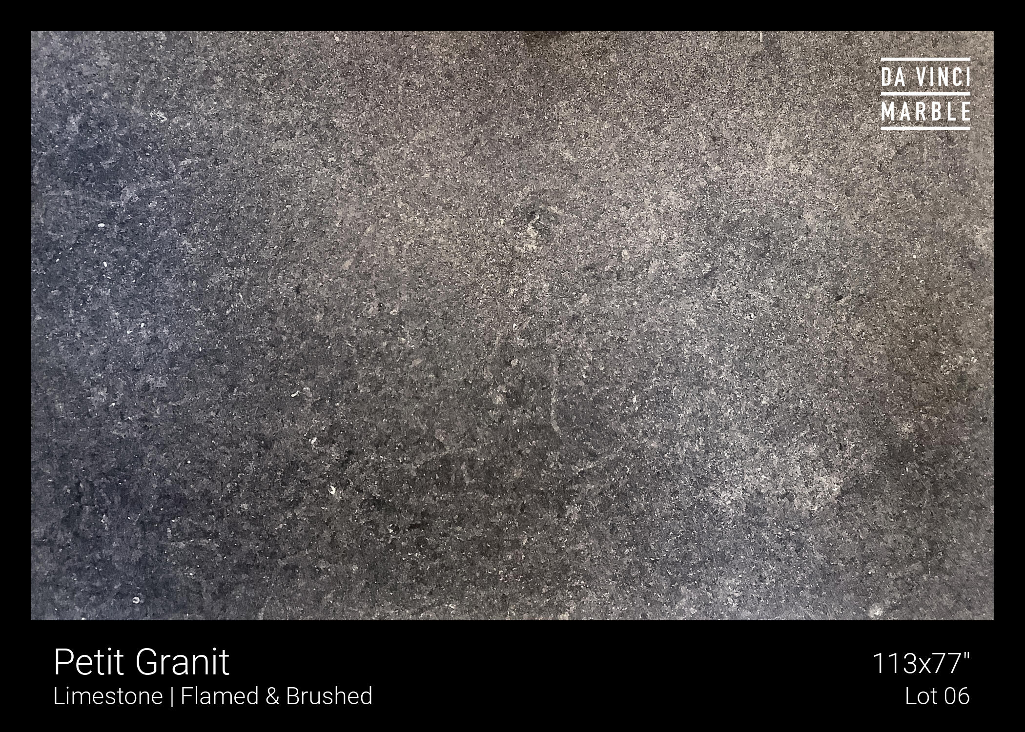 Petit Granit Flamed & Brushed 2cm Slab
