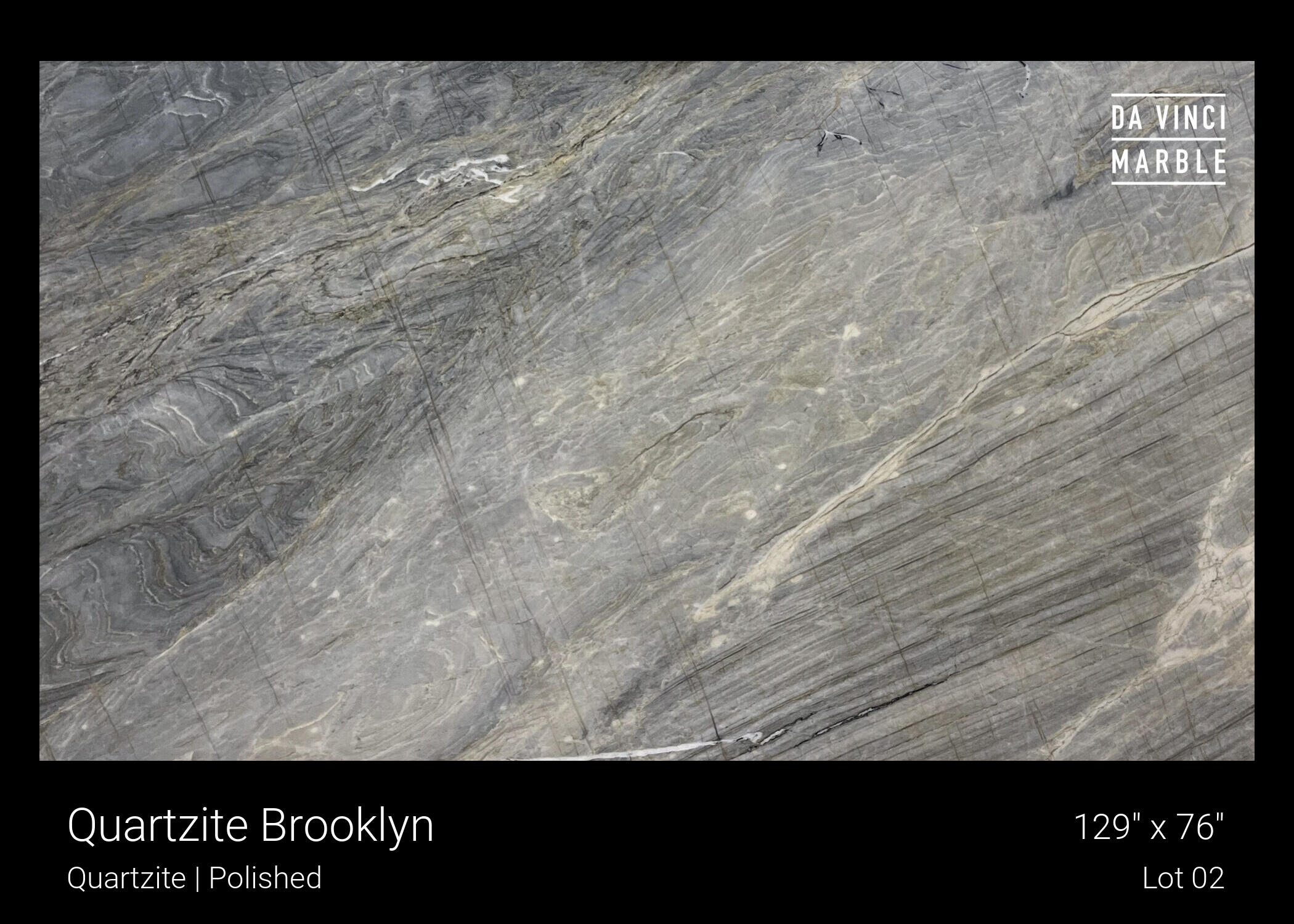 Quartzite Brooklyn Polished 2cm Slab