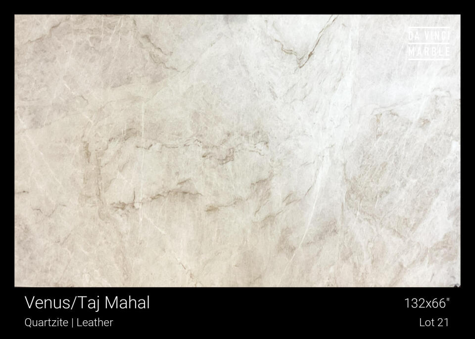 Venus/Taj Mahal Leather Finish 2cm Slab