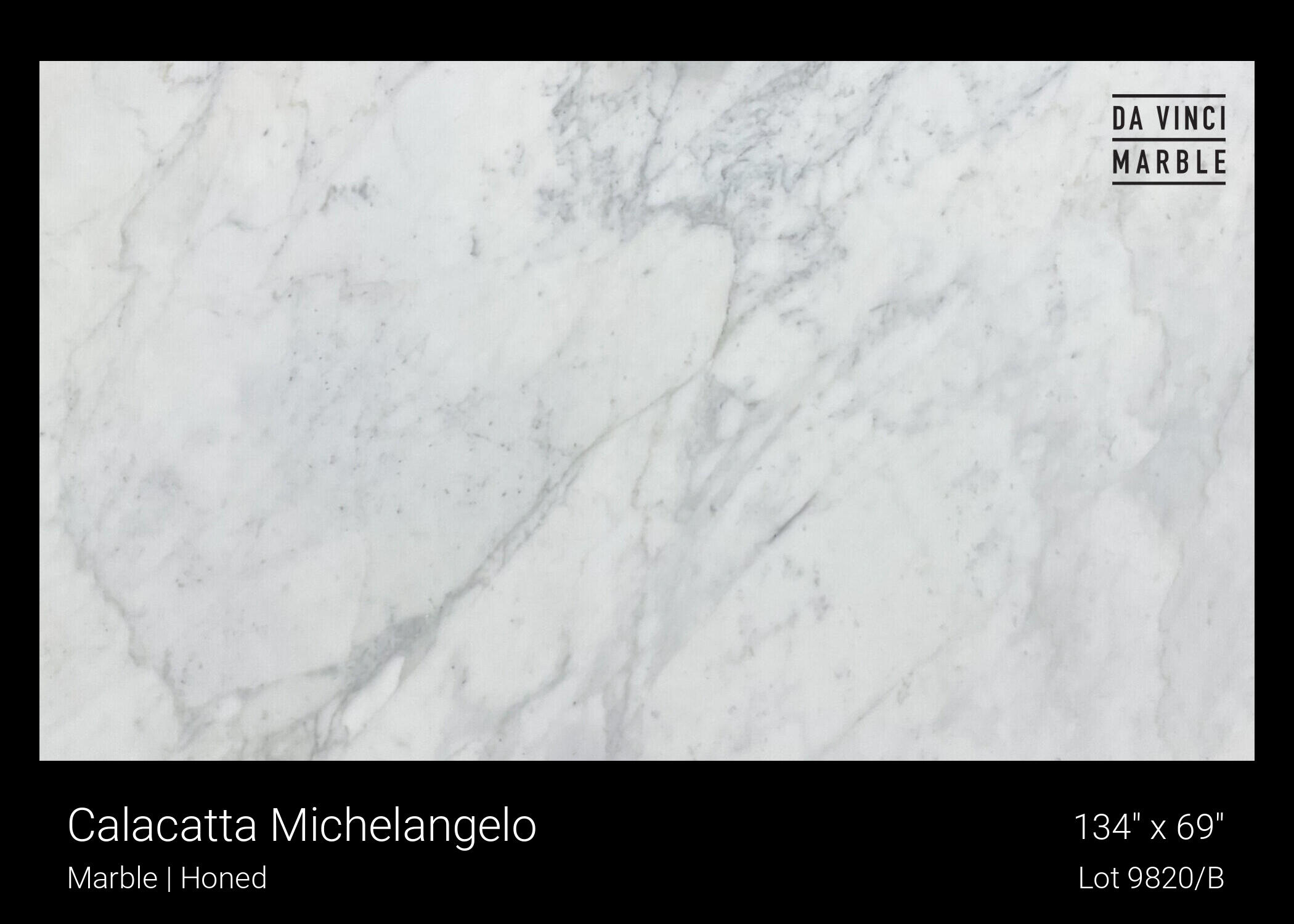 Calacatta Michelangelo Honed 2cm Slab