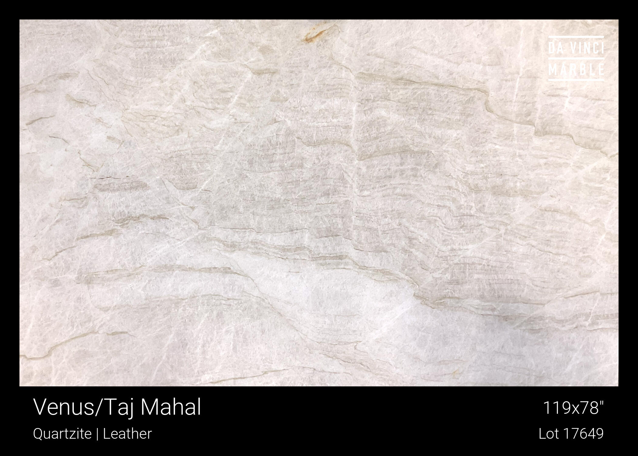 Taj Mahal Leather Finish 2cm Slab