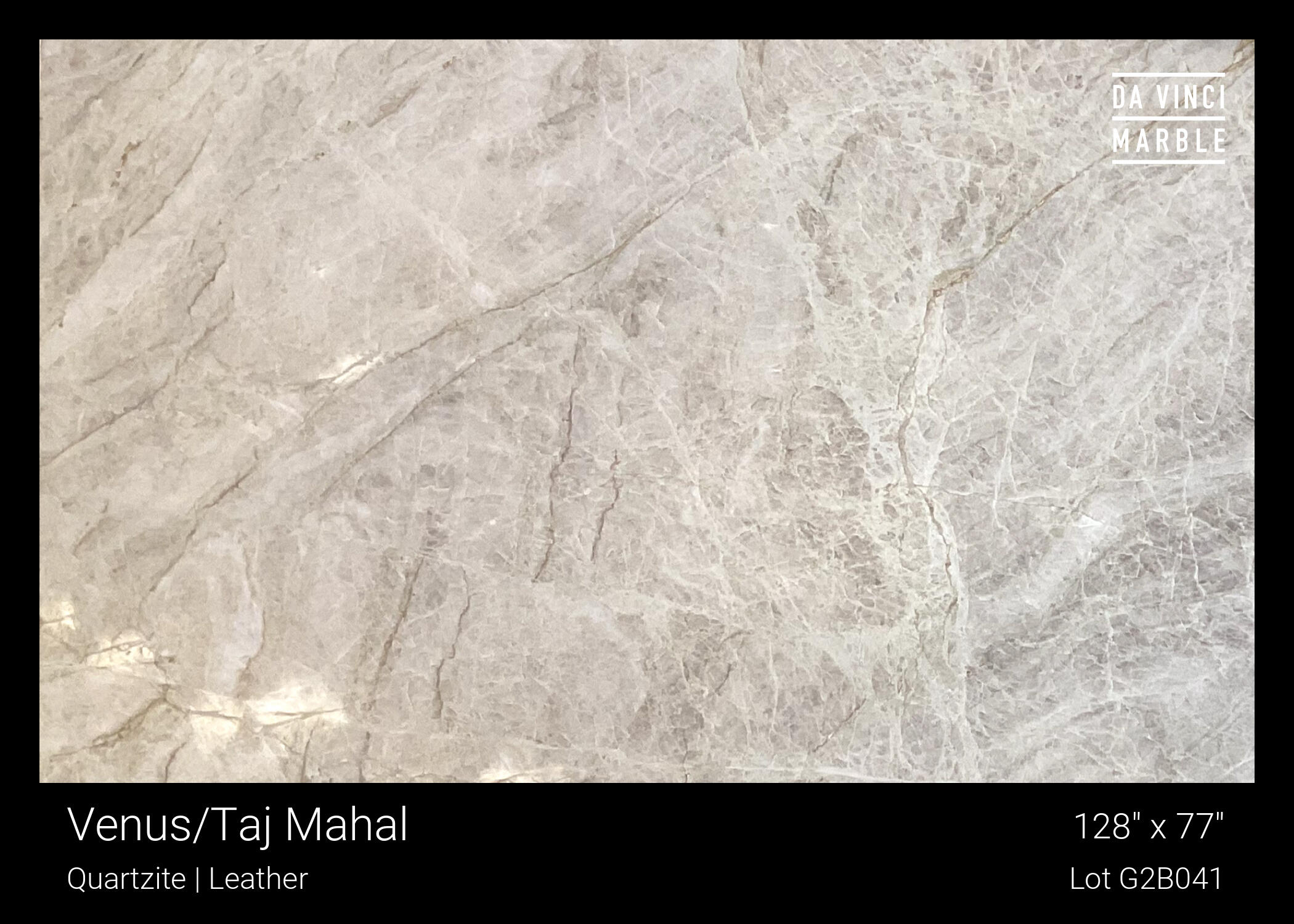 Taj Mahal Leather Finish 2cm Slab
