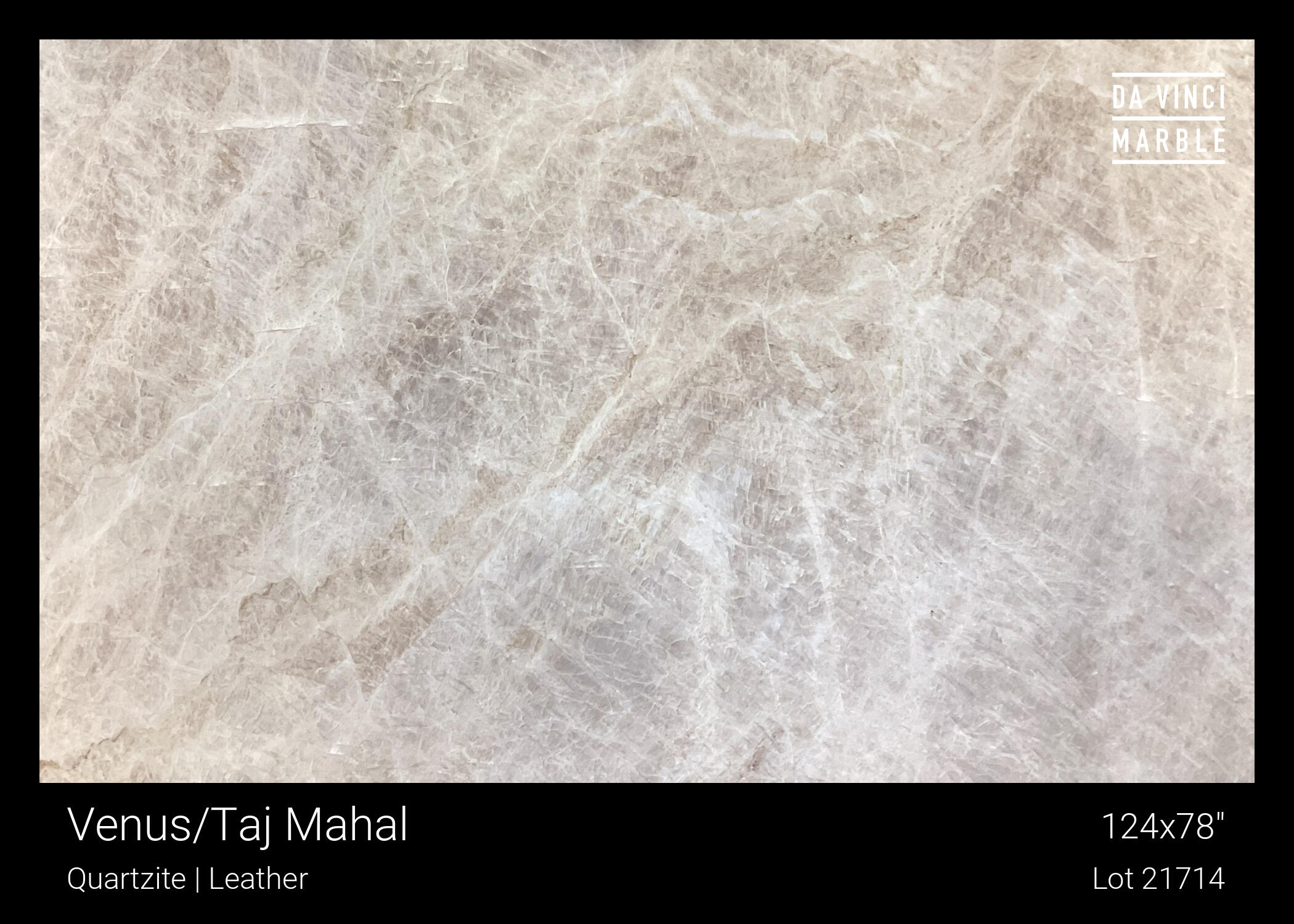 Taj Mahal Leather Finish 2cm Slab