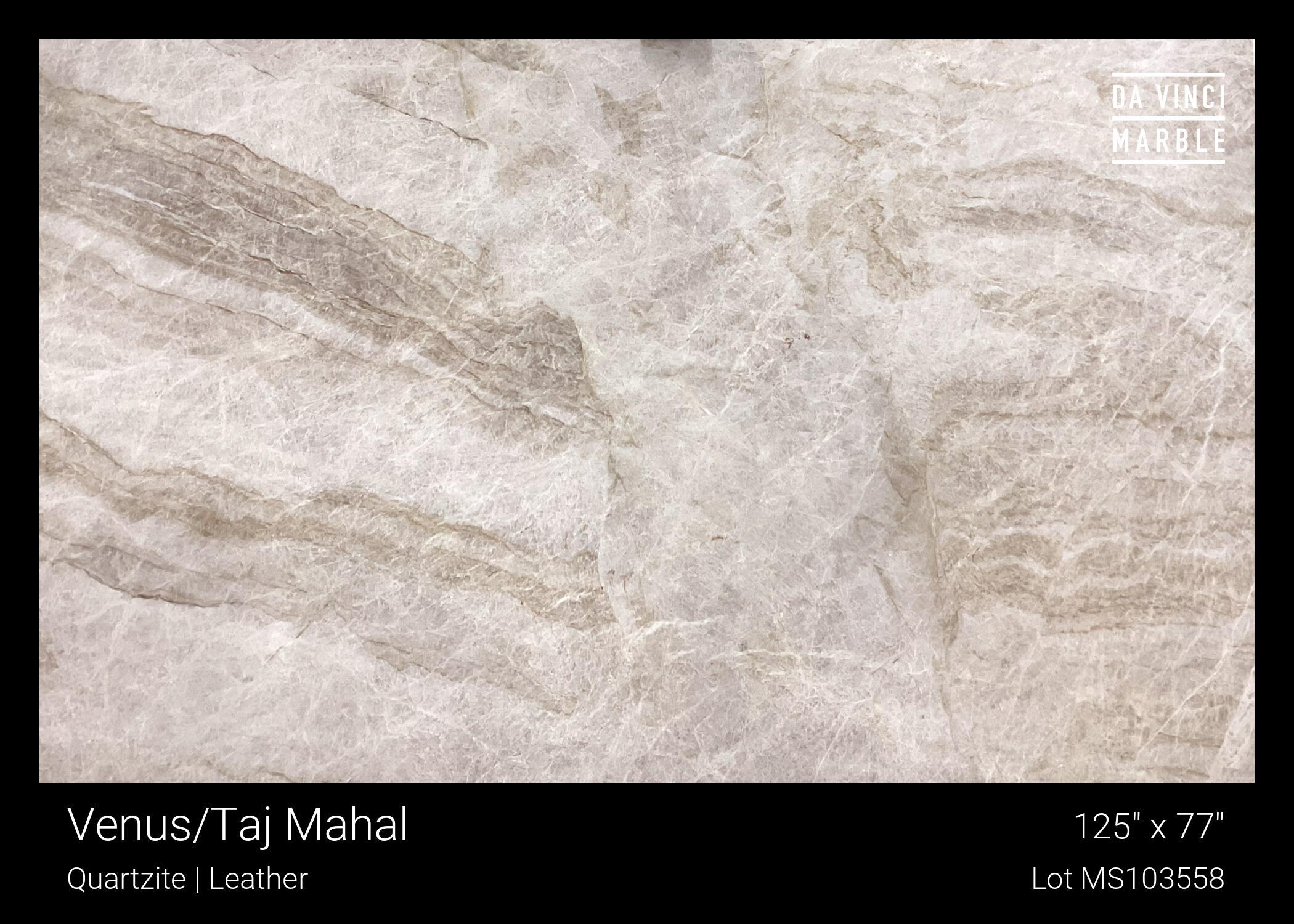 Taj Mahal Leather Finish 2cm Slab