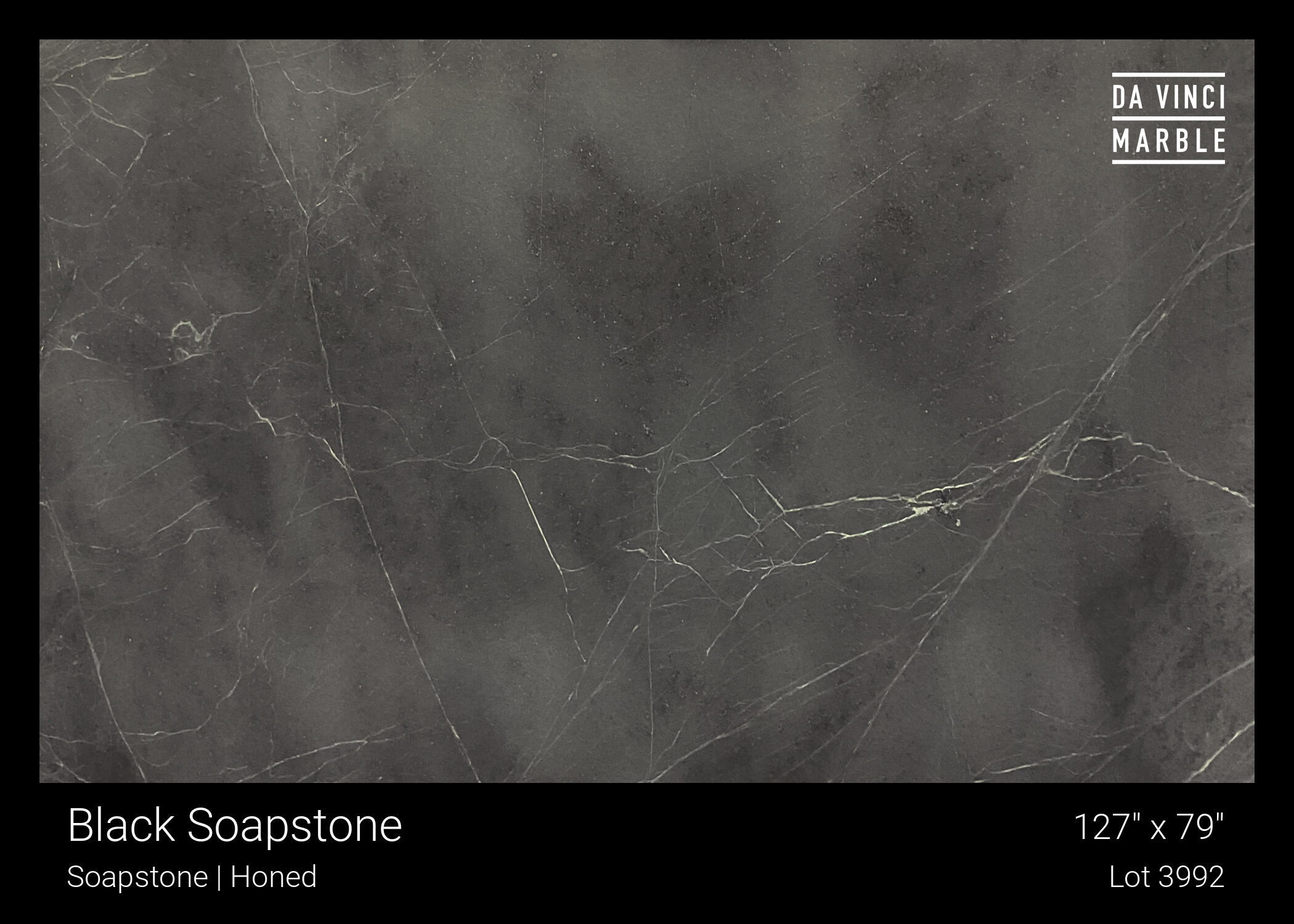 Black Soapstone Slab