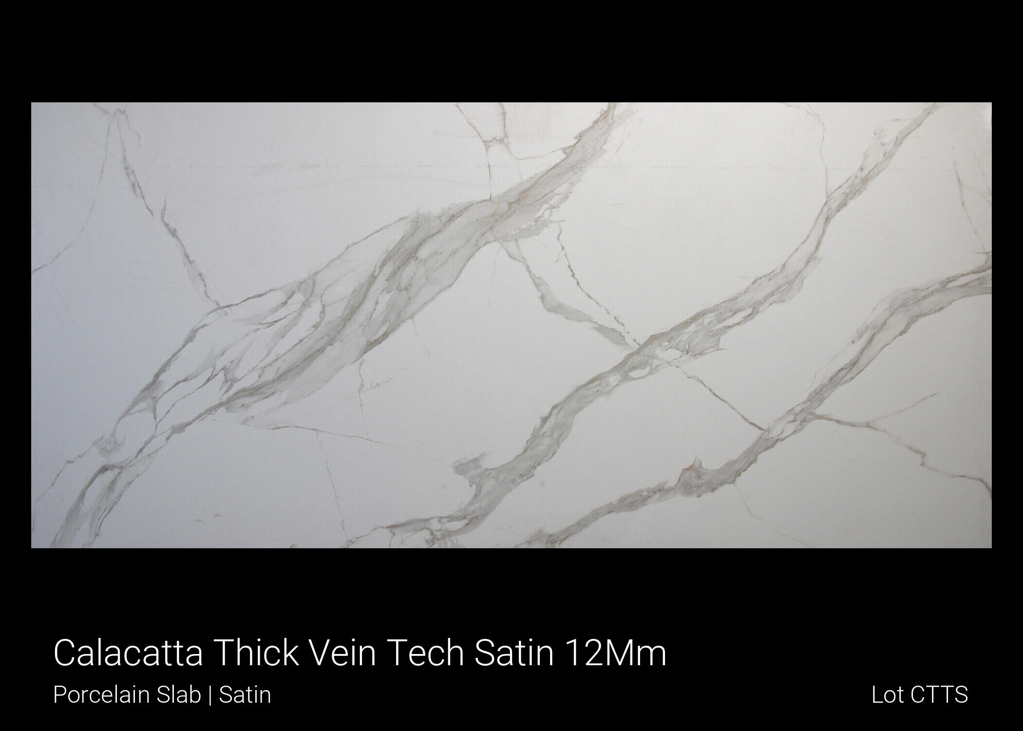 Calacatta Thick Vein Tech Satin 12Mm Slab