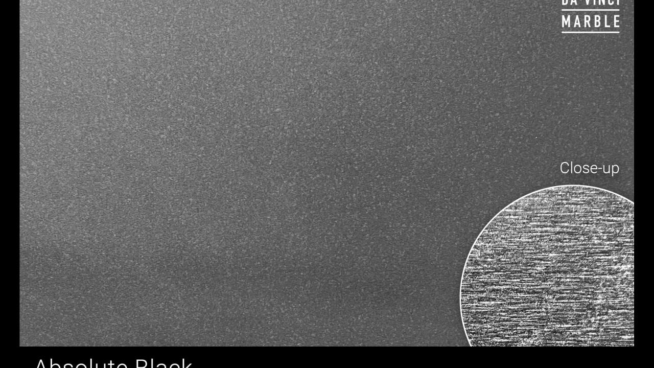 Absolute Black Flannel 2cm