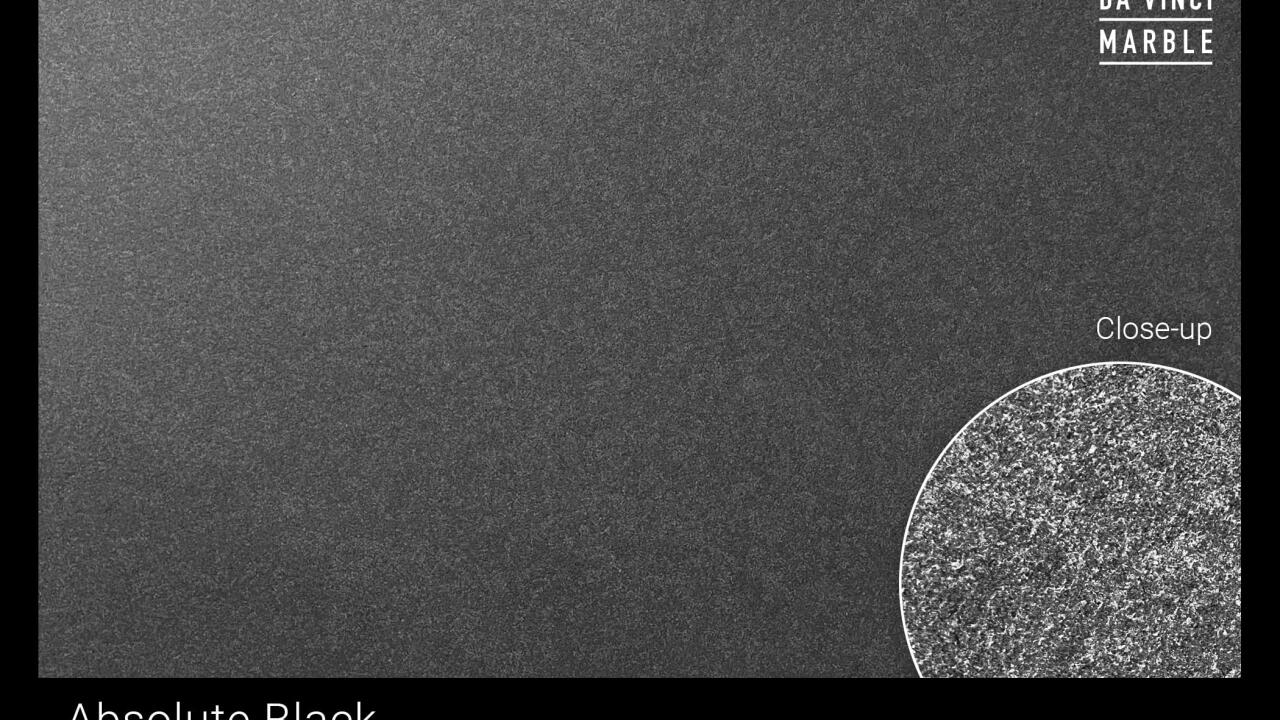 Absolute Black Flamed Brushed 3cm