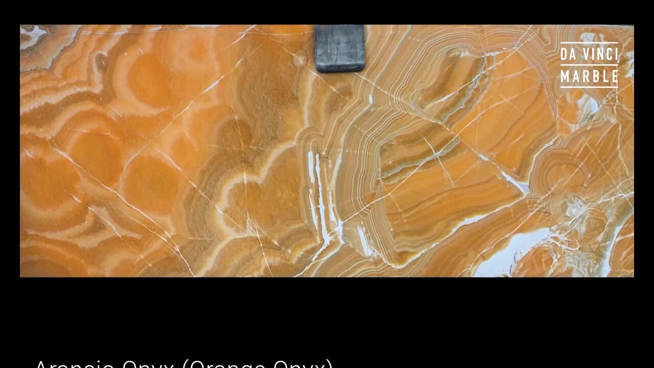 Arancio Onyx Polished 2cm