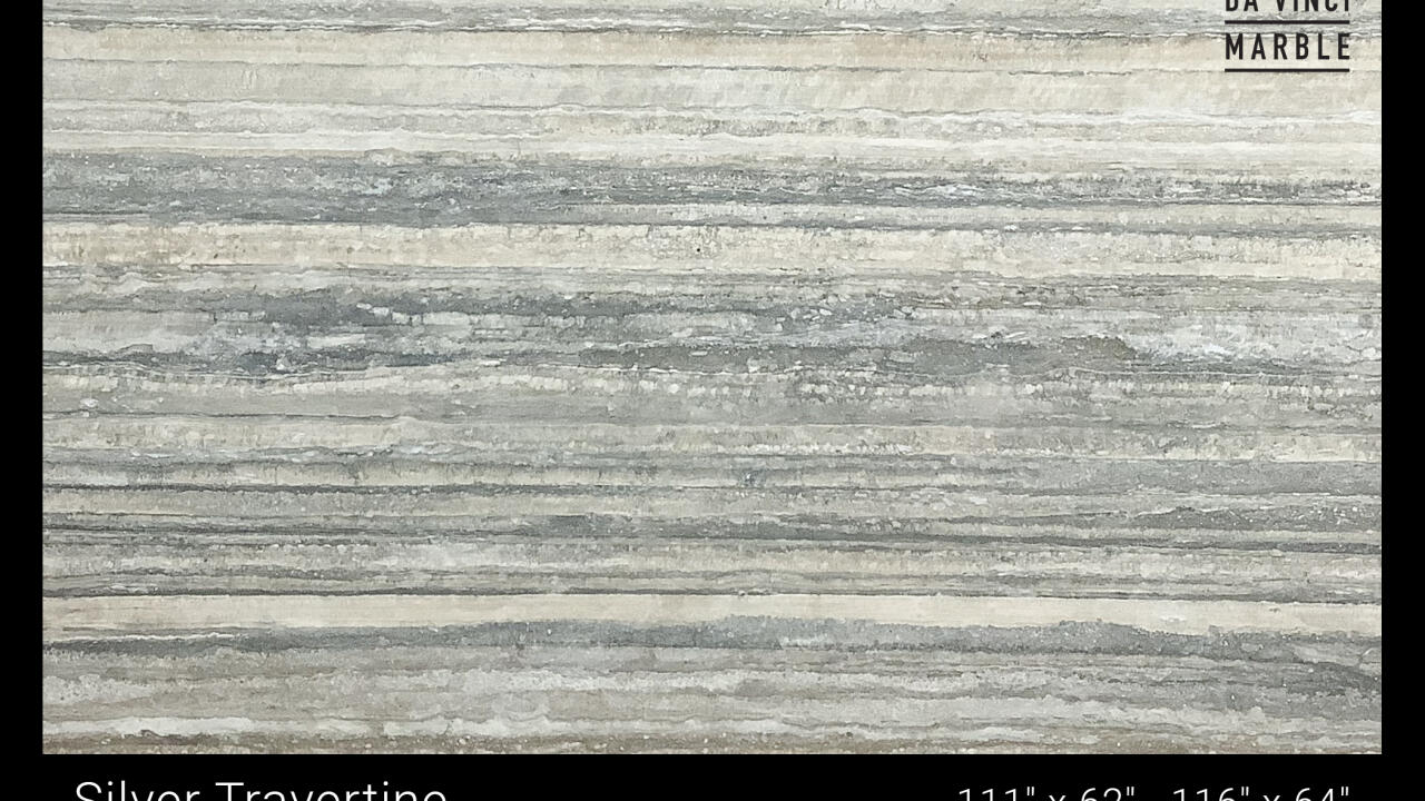 Silver Travertine H/F 2cm