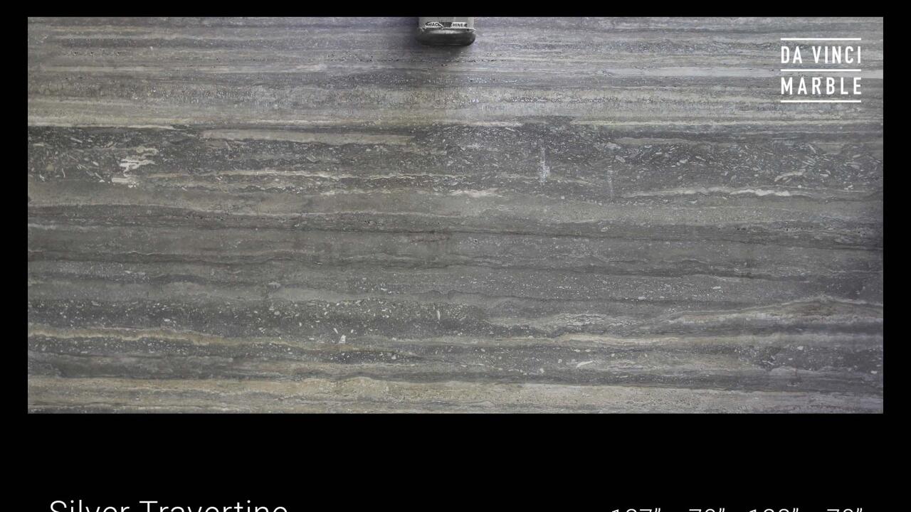 Silver Travertine H/F 2cm
