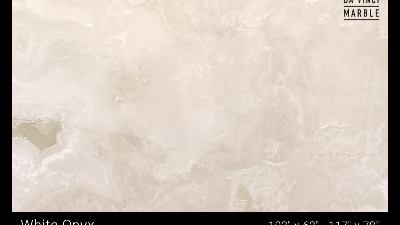 White Onyx Extra Polished Finish 2cm